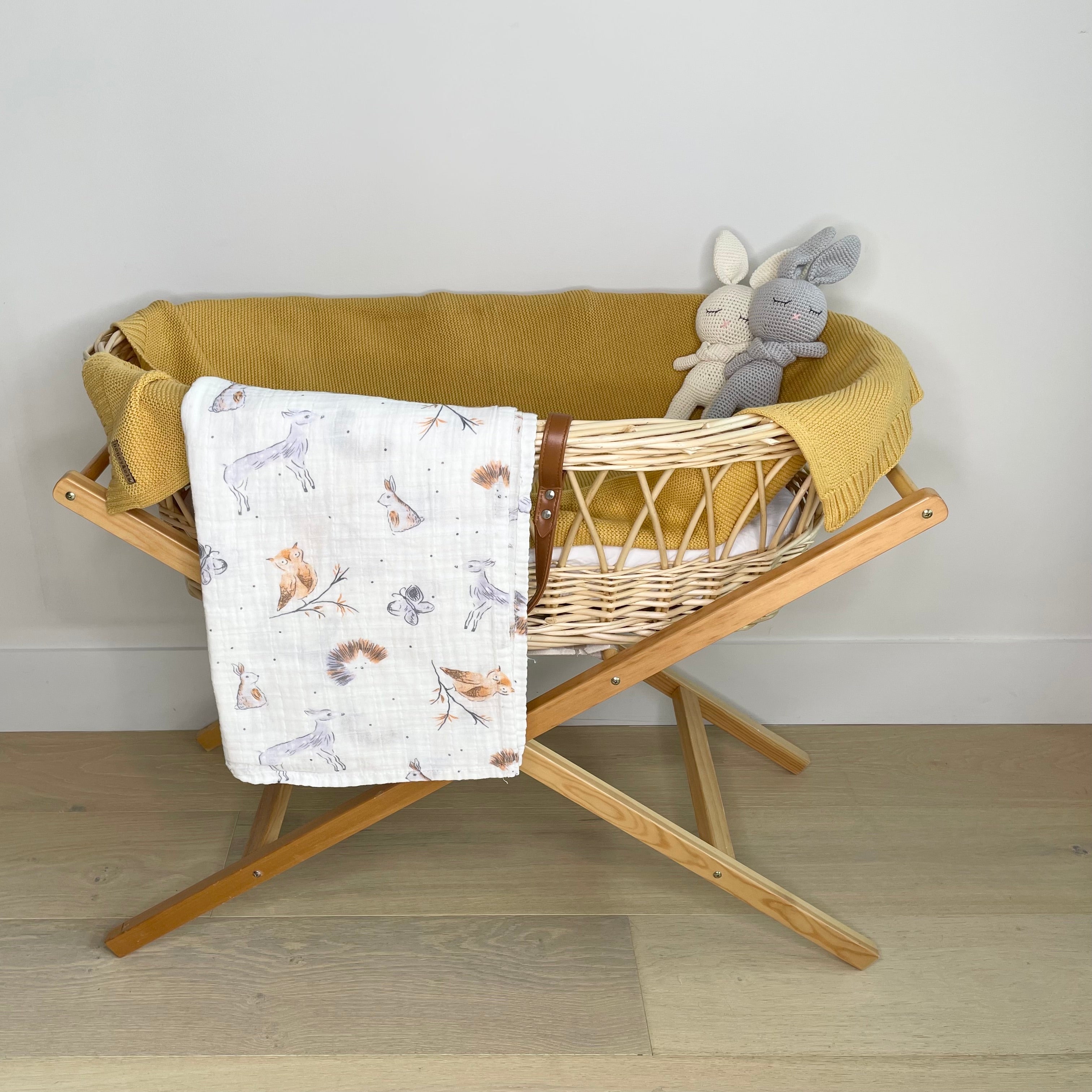 Forest Animals Swaddle Honey & Elm