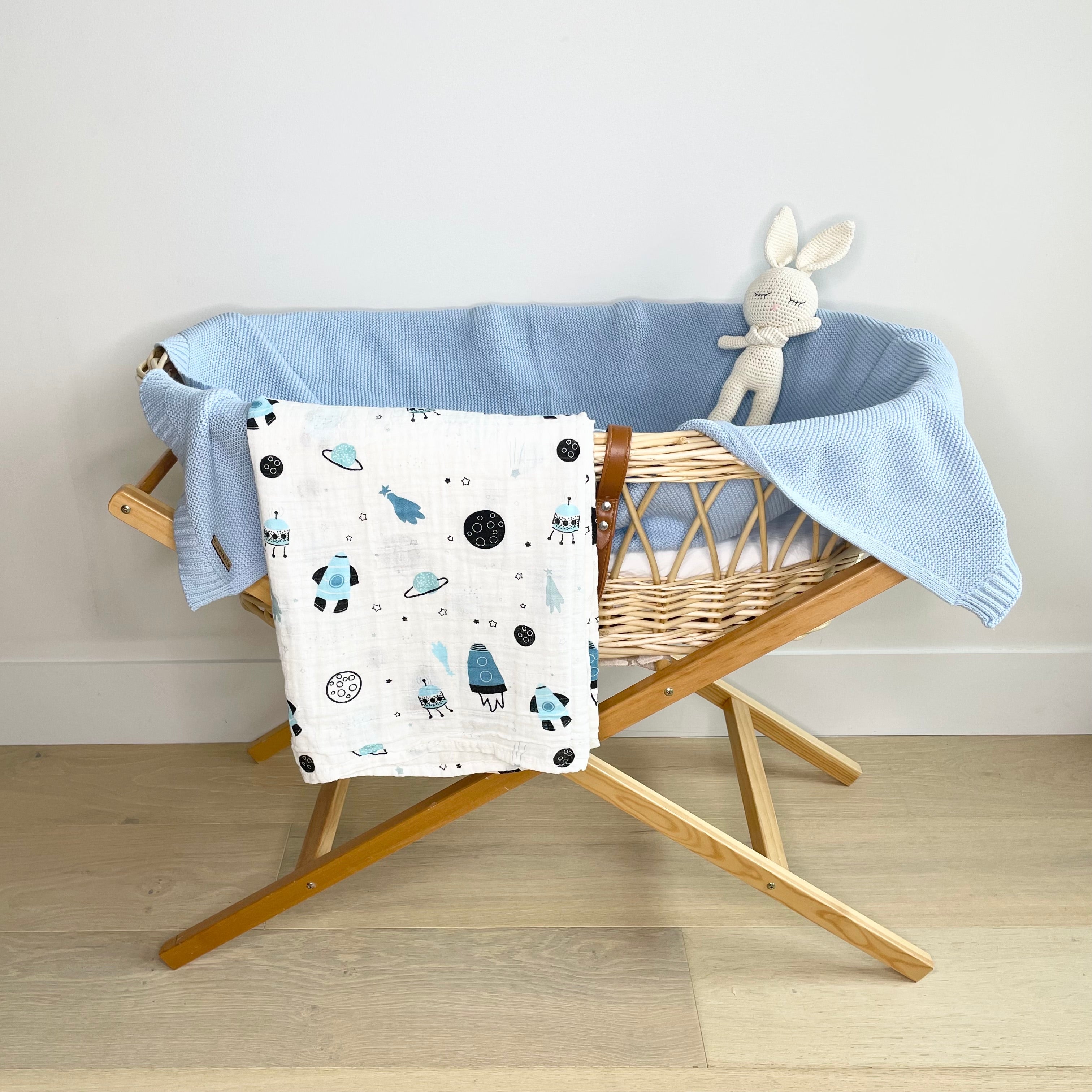 Space Ship Swaddle Honey & Elm