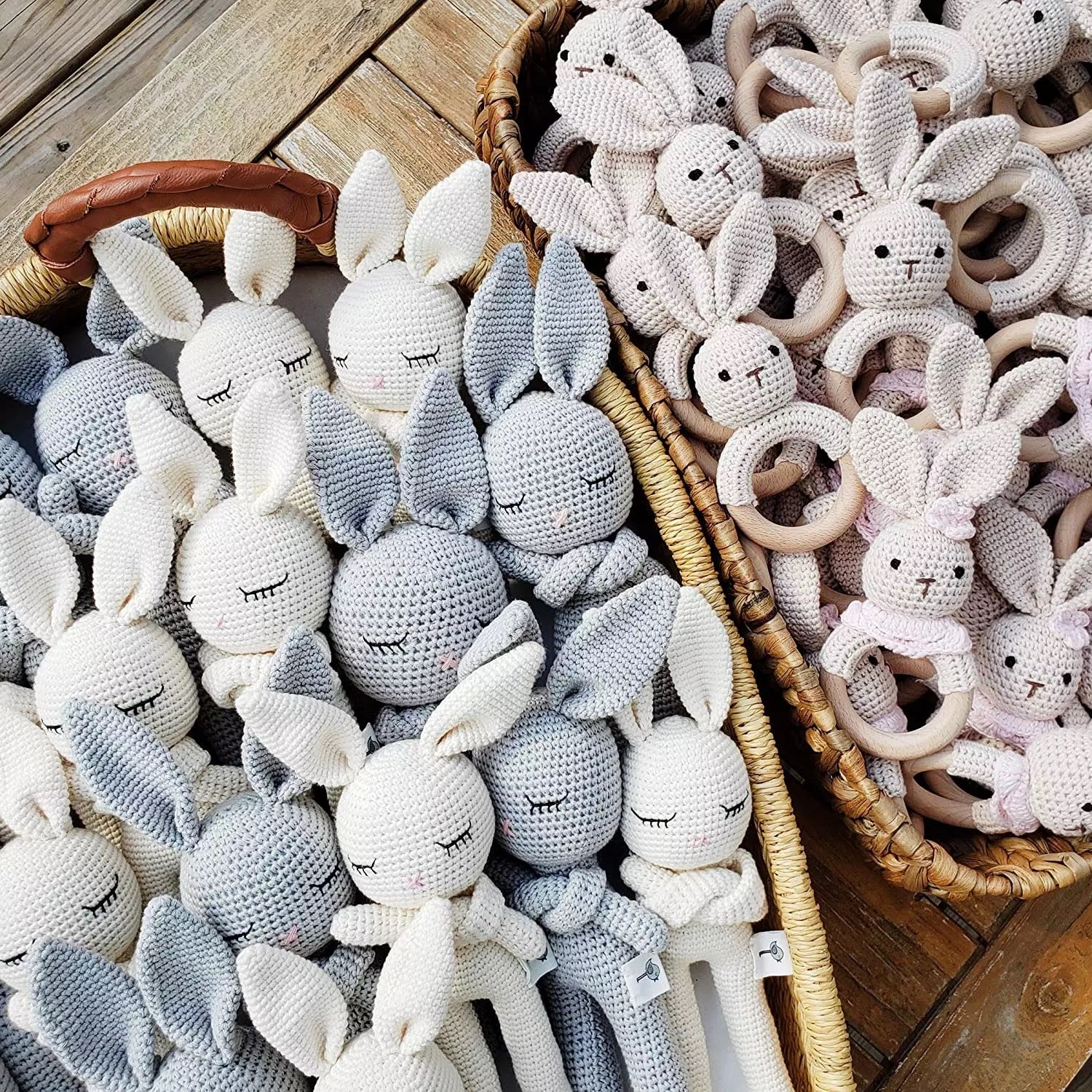 Crochet Sleeping Bunny Honey & Elm