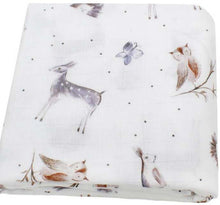 Load image into Gallery viewer, Forest Animals Swaddle
